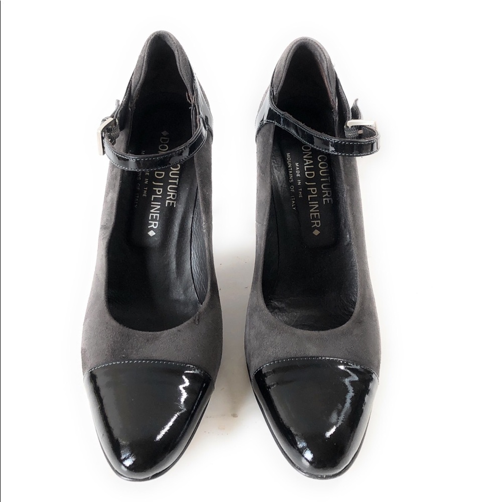 Donald J Pliner Black Pump Heel 8.5US